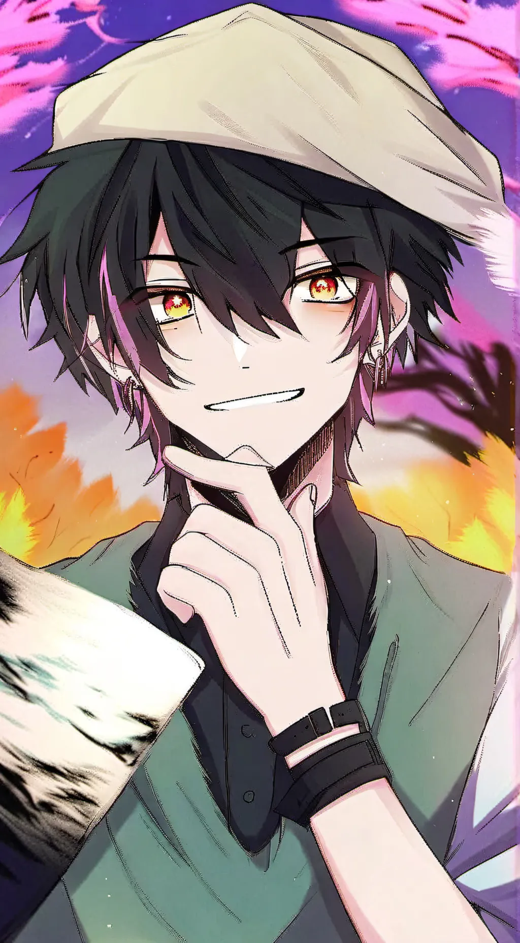 ai character: 𝑙𝑒𝑜 background