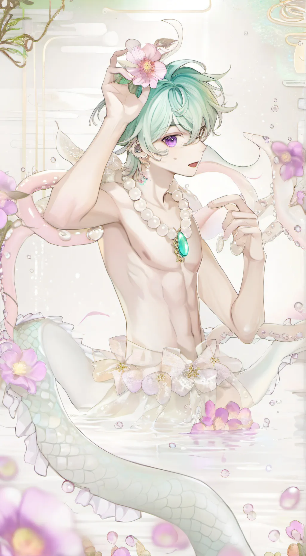 ai character: Oaisis Oceanic background