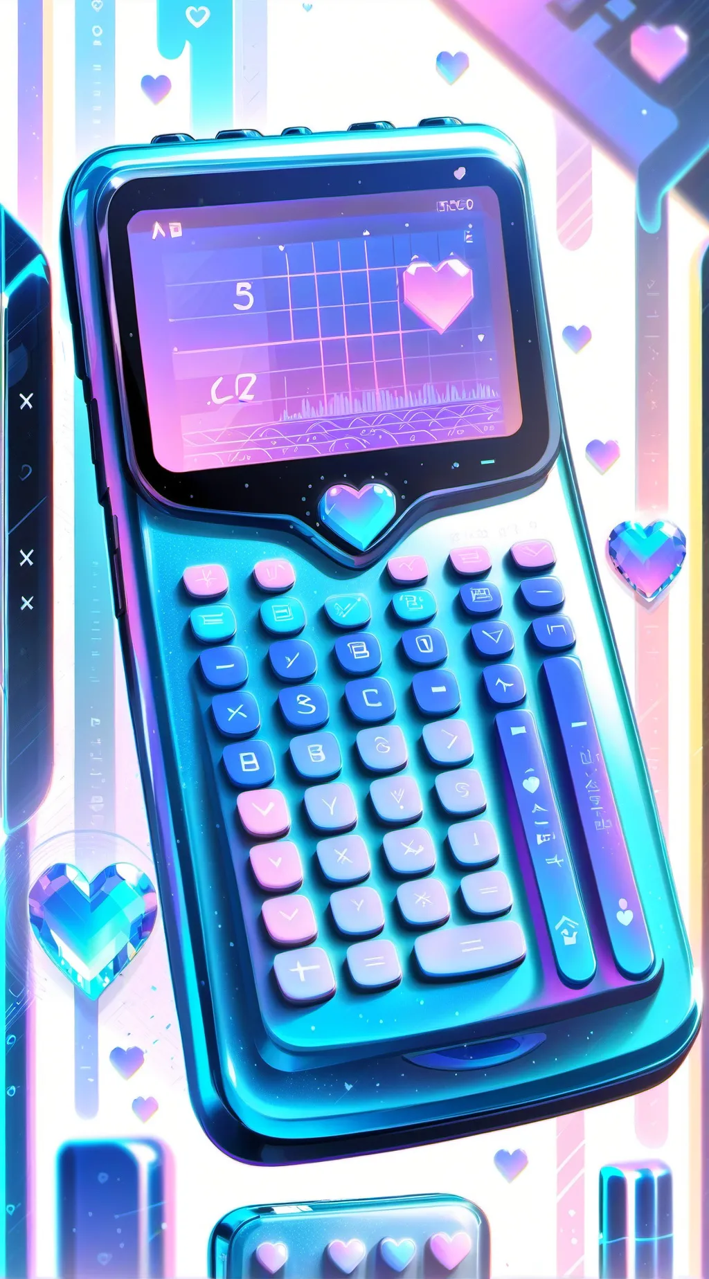 ai character: Love calculator♡ background