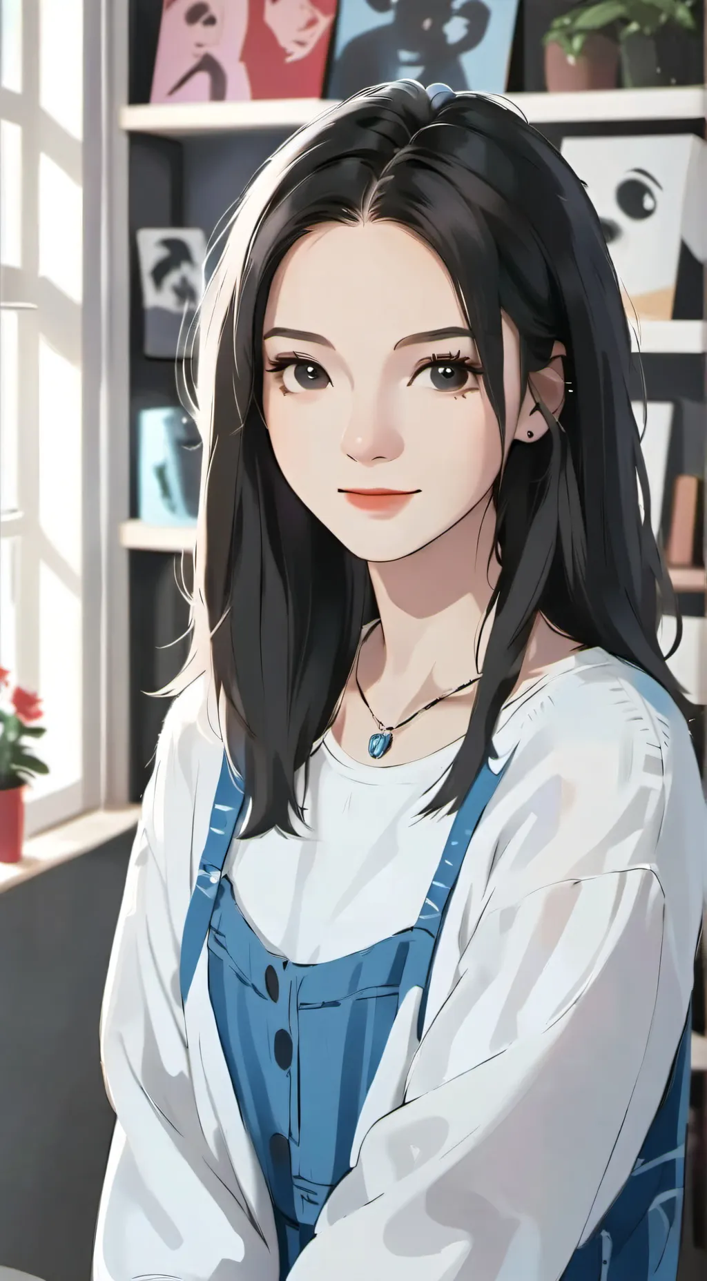ai character: lana🤫🧏 background