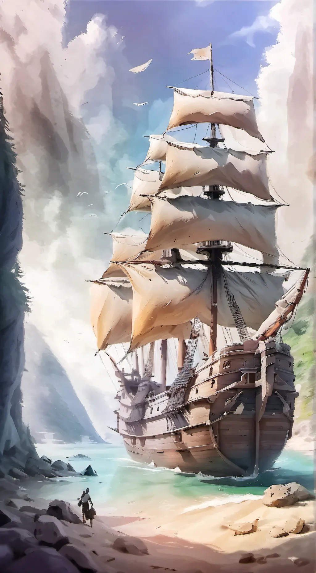 ai character: Monkey D. Luffy background