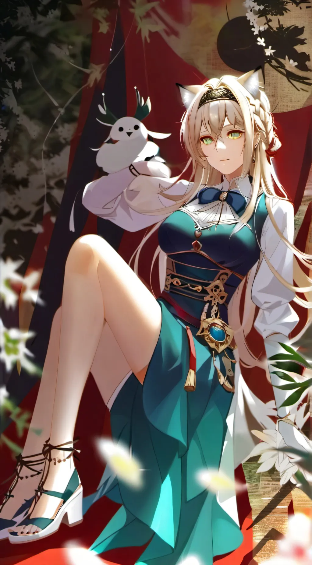 ai character: лина background