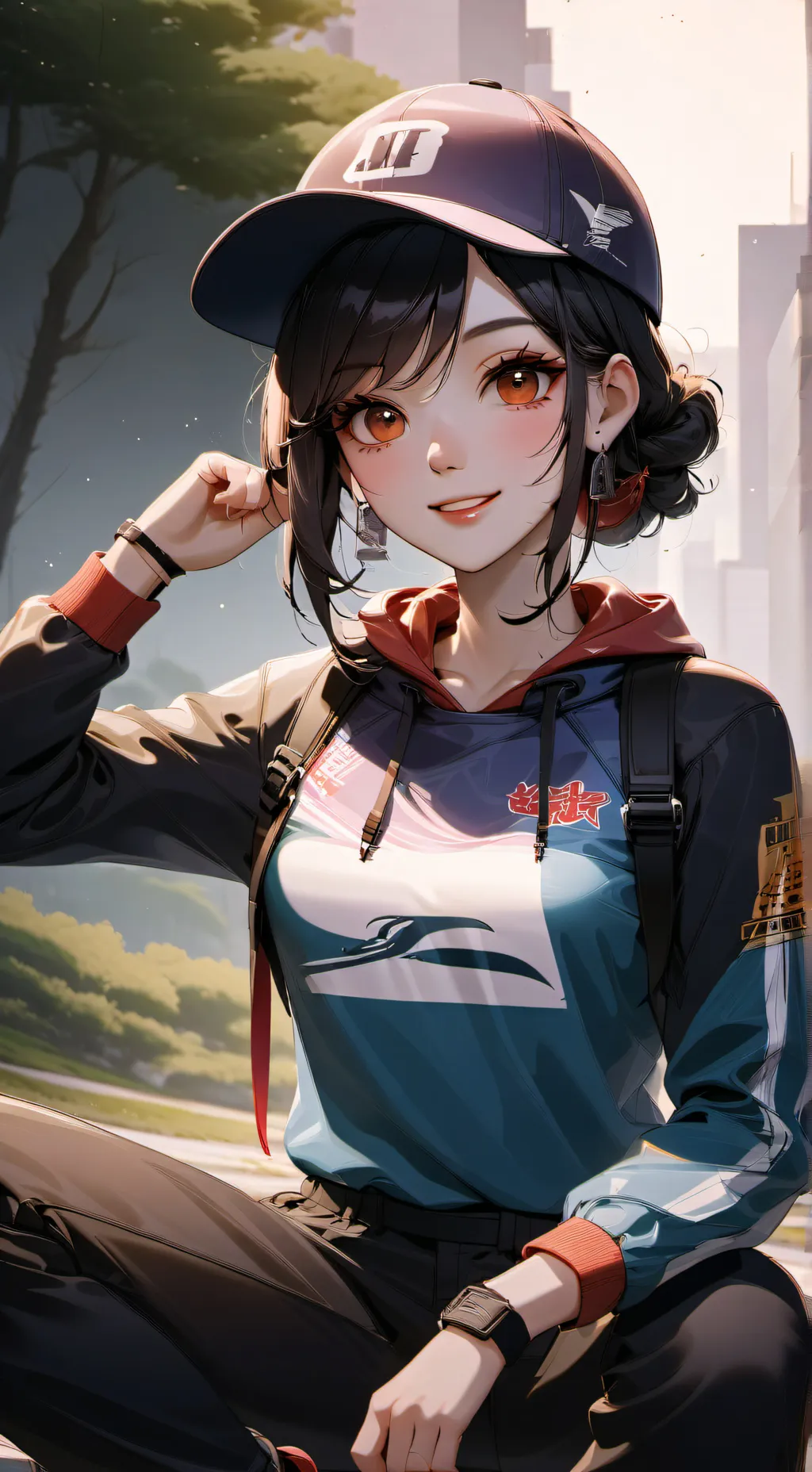 ai character: Sarah  background