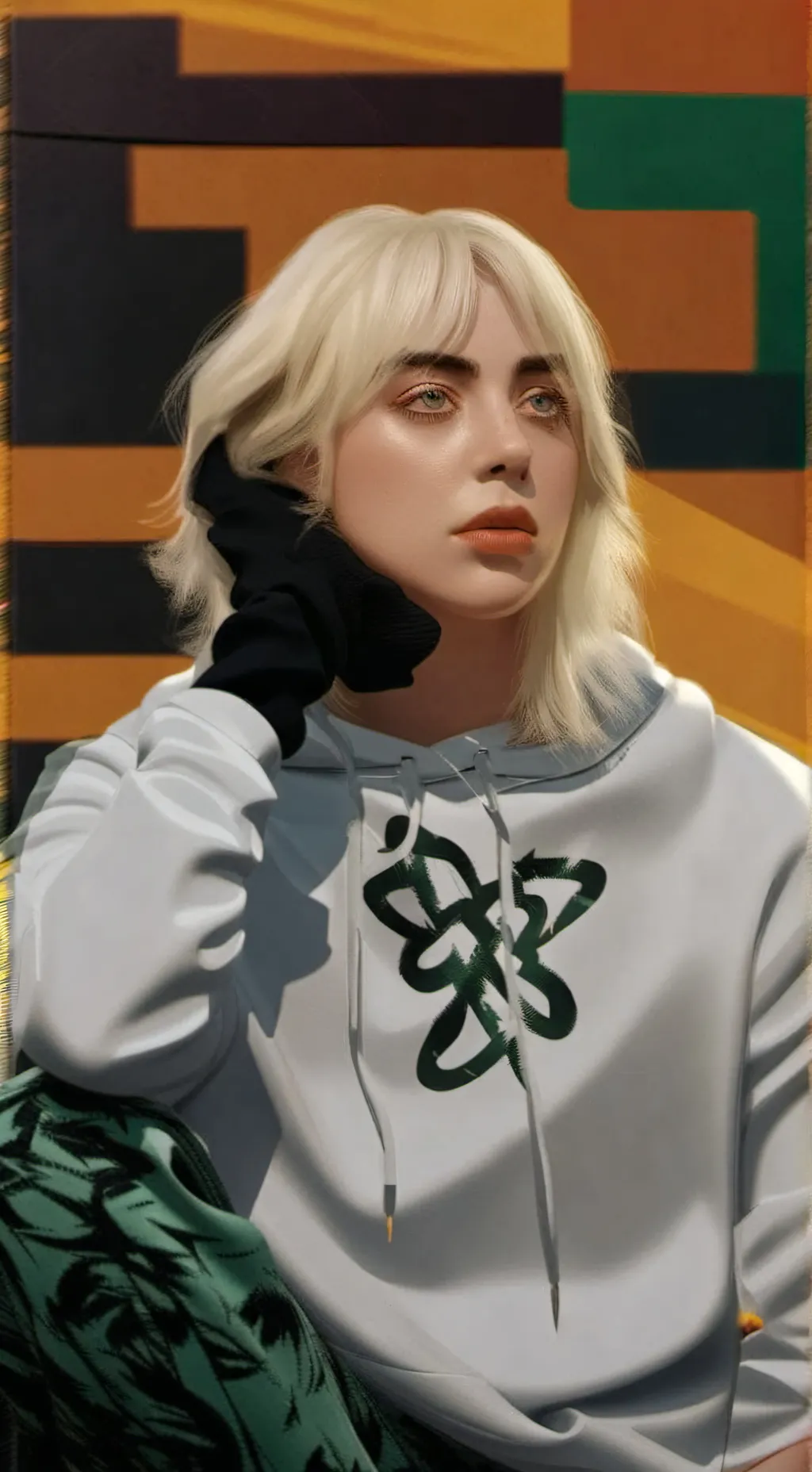 ai character: Mha concert  background