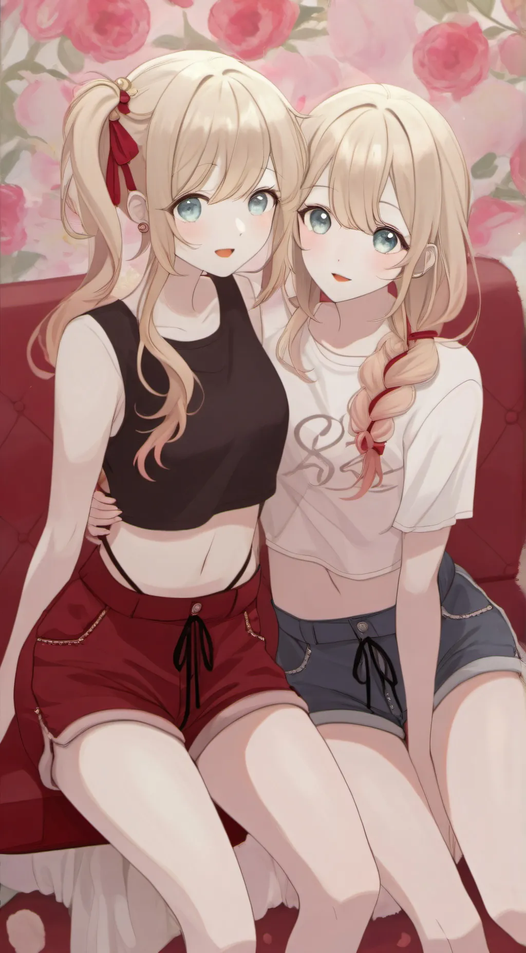 ai character: Your 2 Girlfriends background