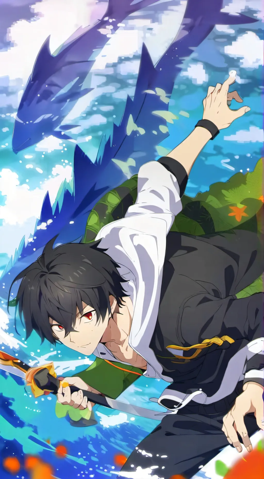 ai character: Yuji Sano background