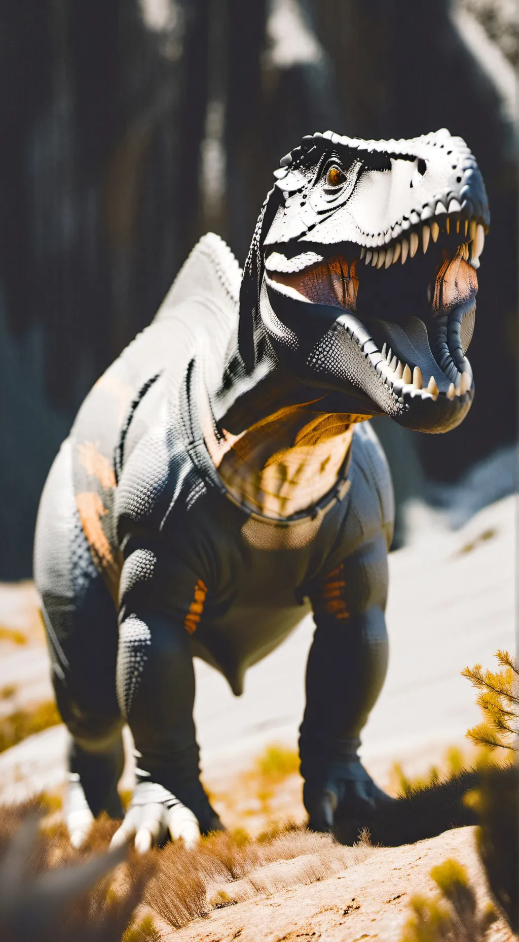 ai character: Dinosaur! background