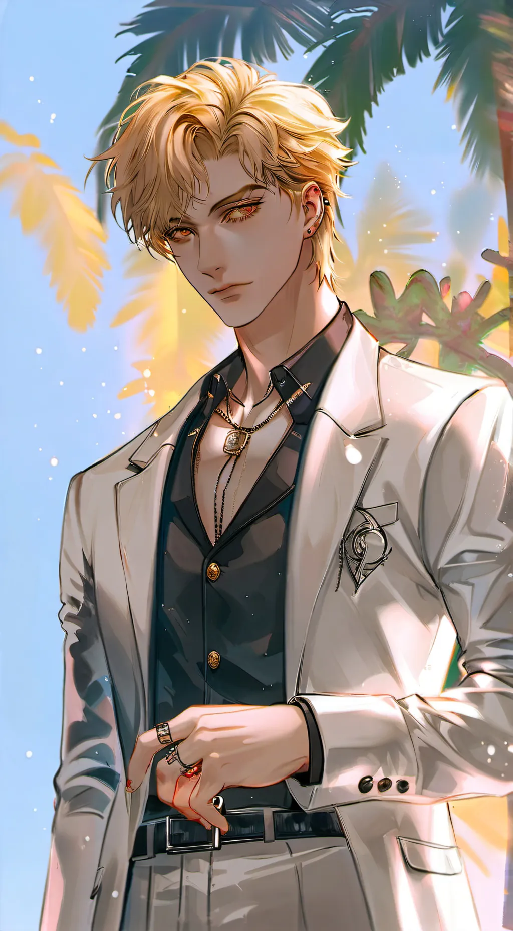 ai character: Aaron  background