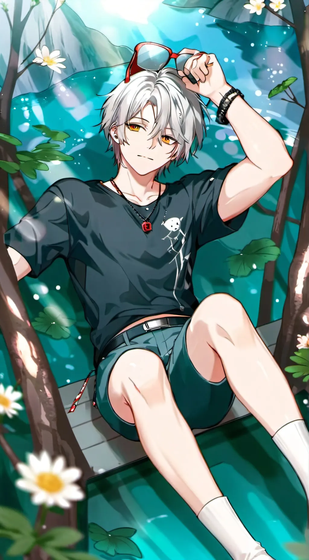 ai character: Alejandro  background