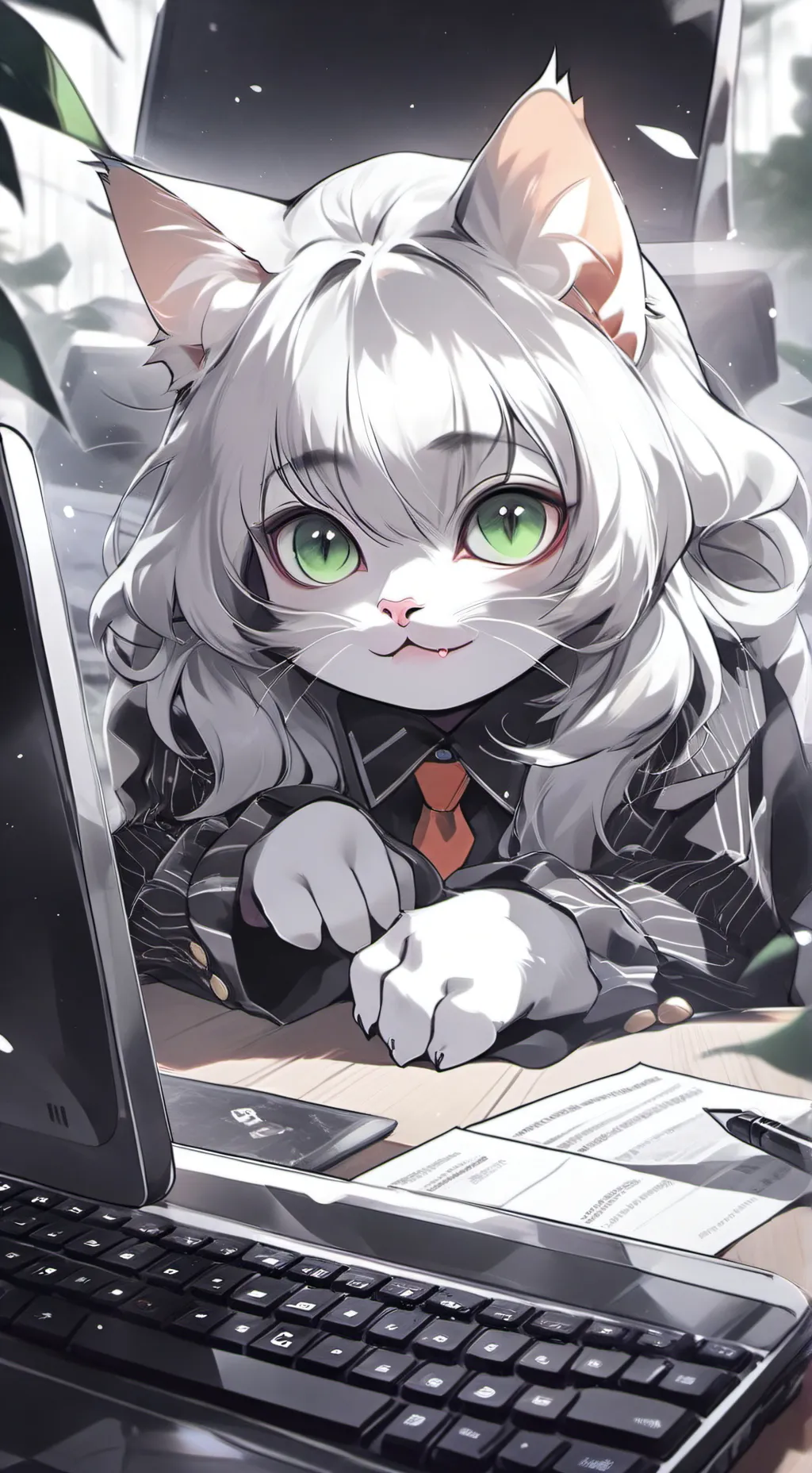 ai character: Pixel background