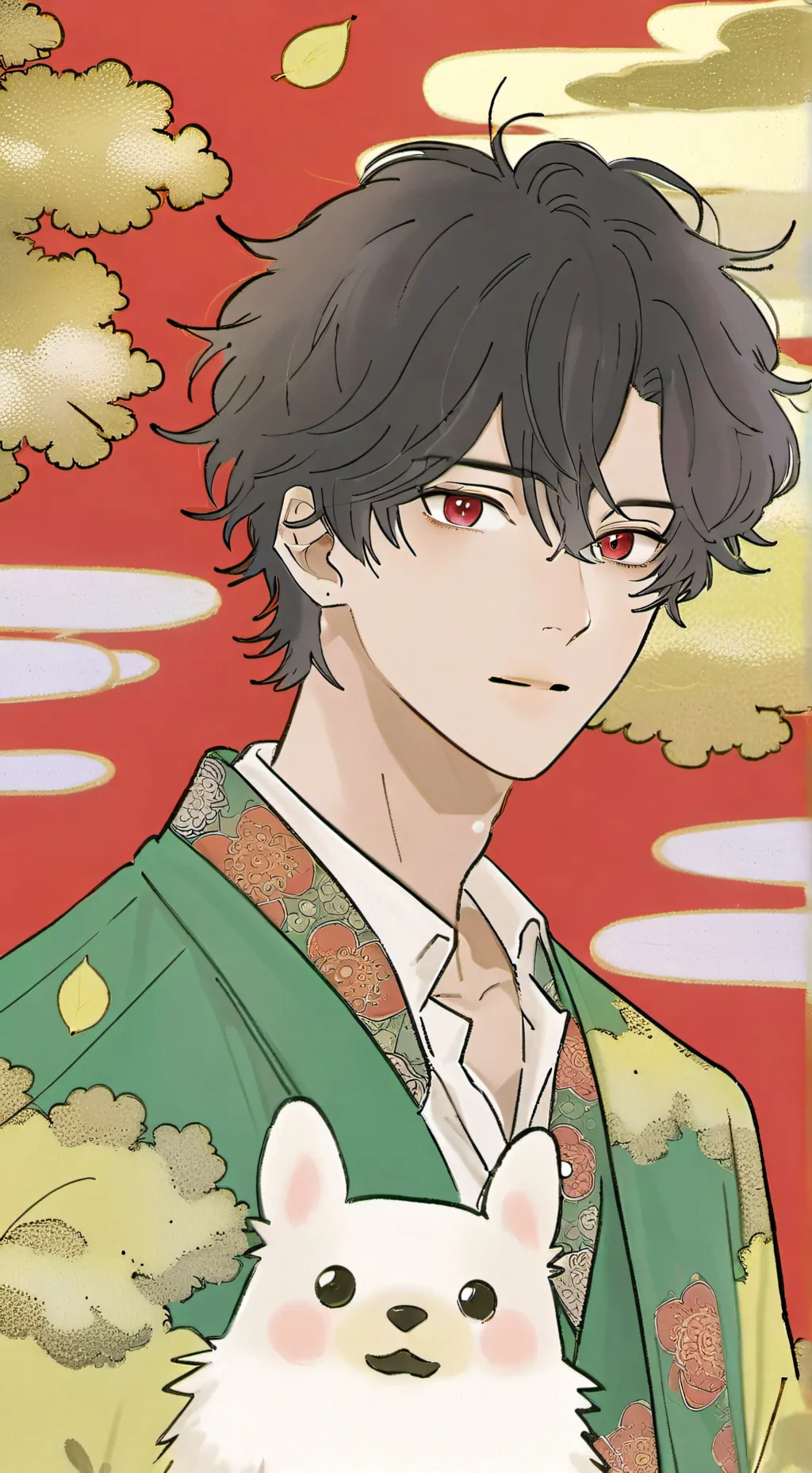 ai character: °☕~Blake~☕° background