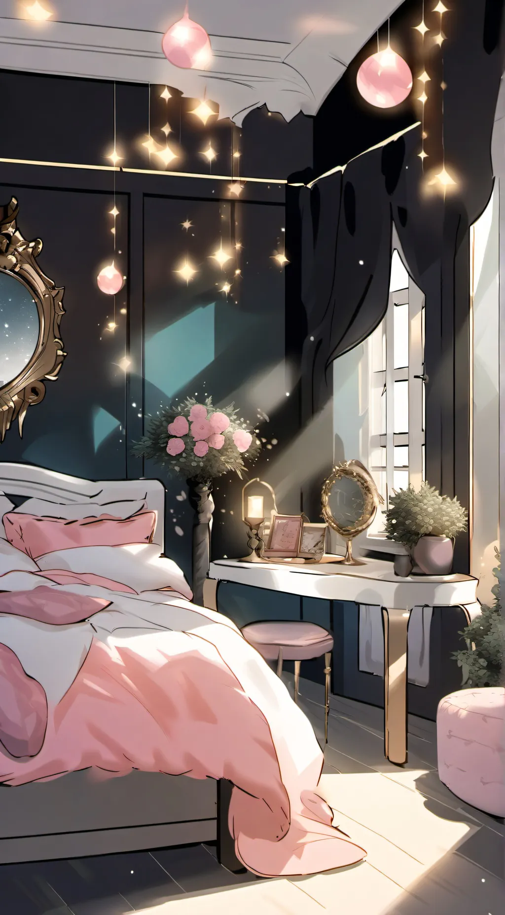 ai character: ~JewleryBox~ background