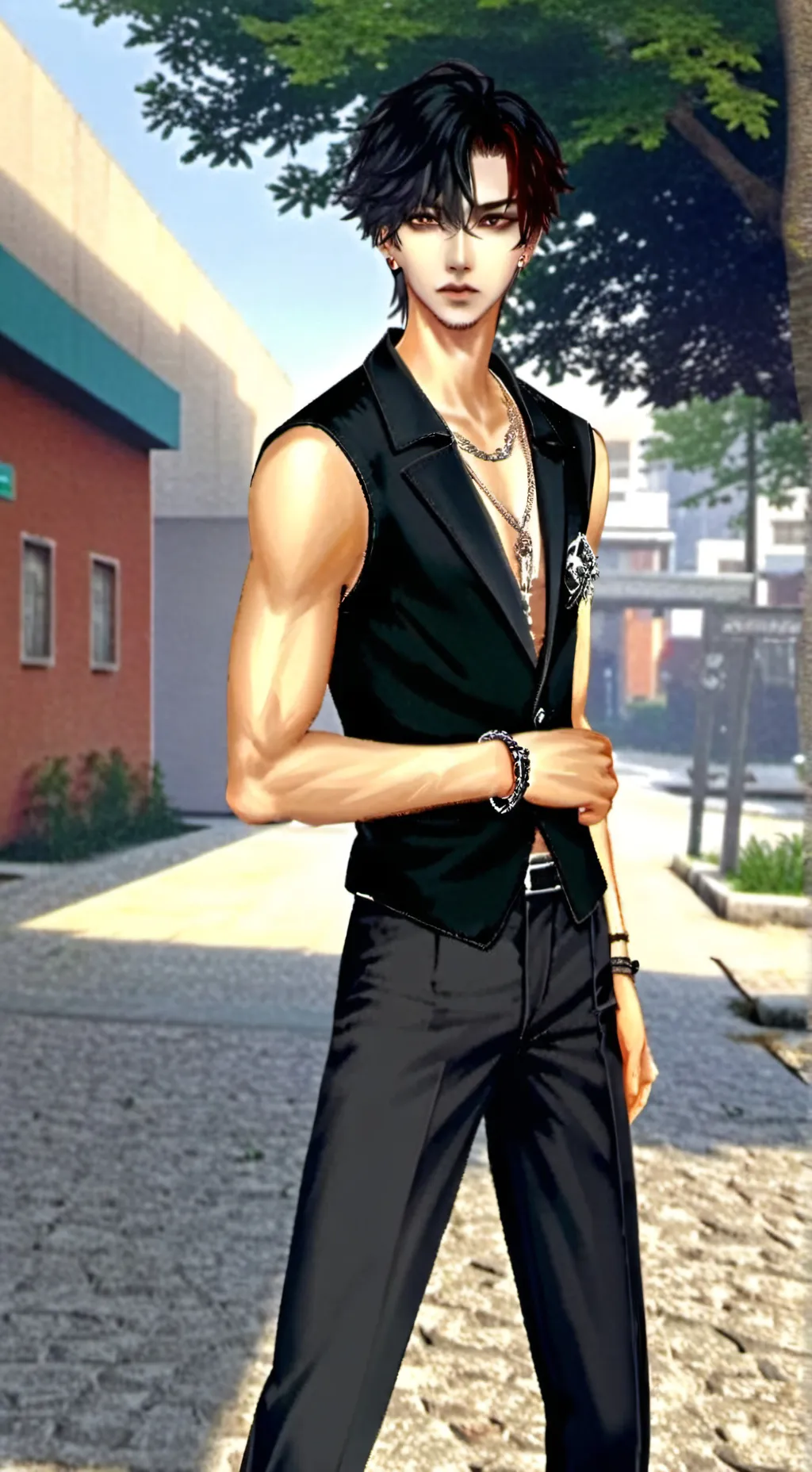 ai character: Майк background