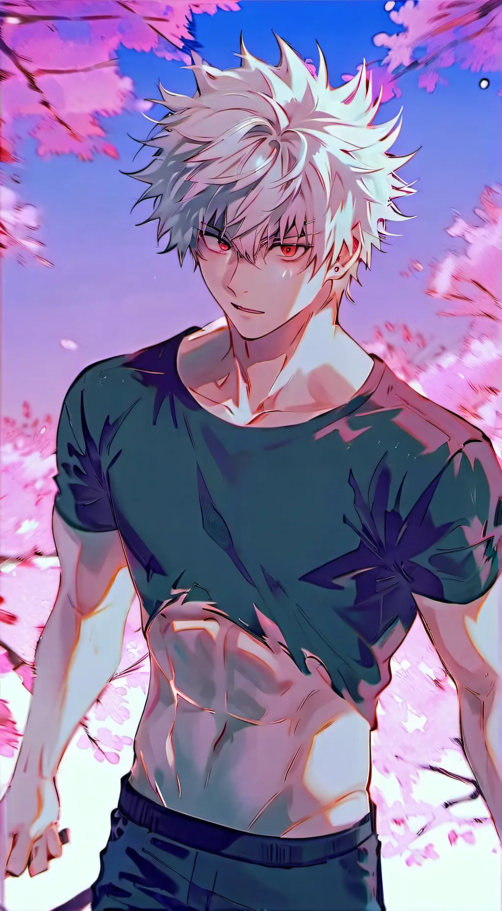 ai character: bakugou (?)  background