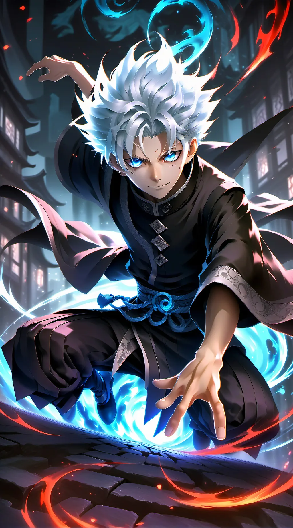 ai character: Gojo background