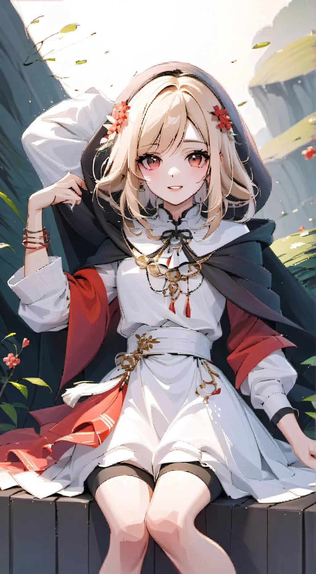 ai character: toga. x ochakko background