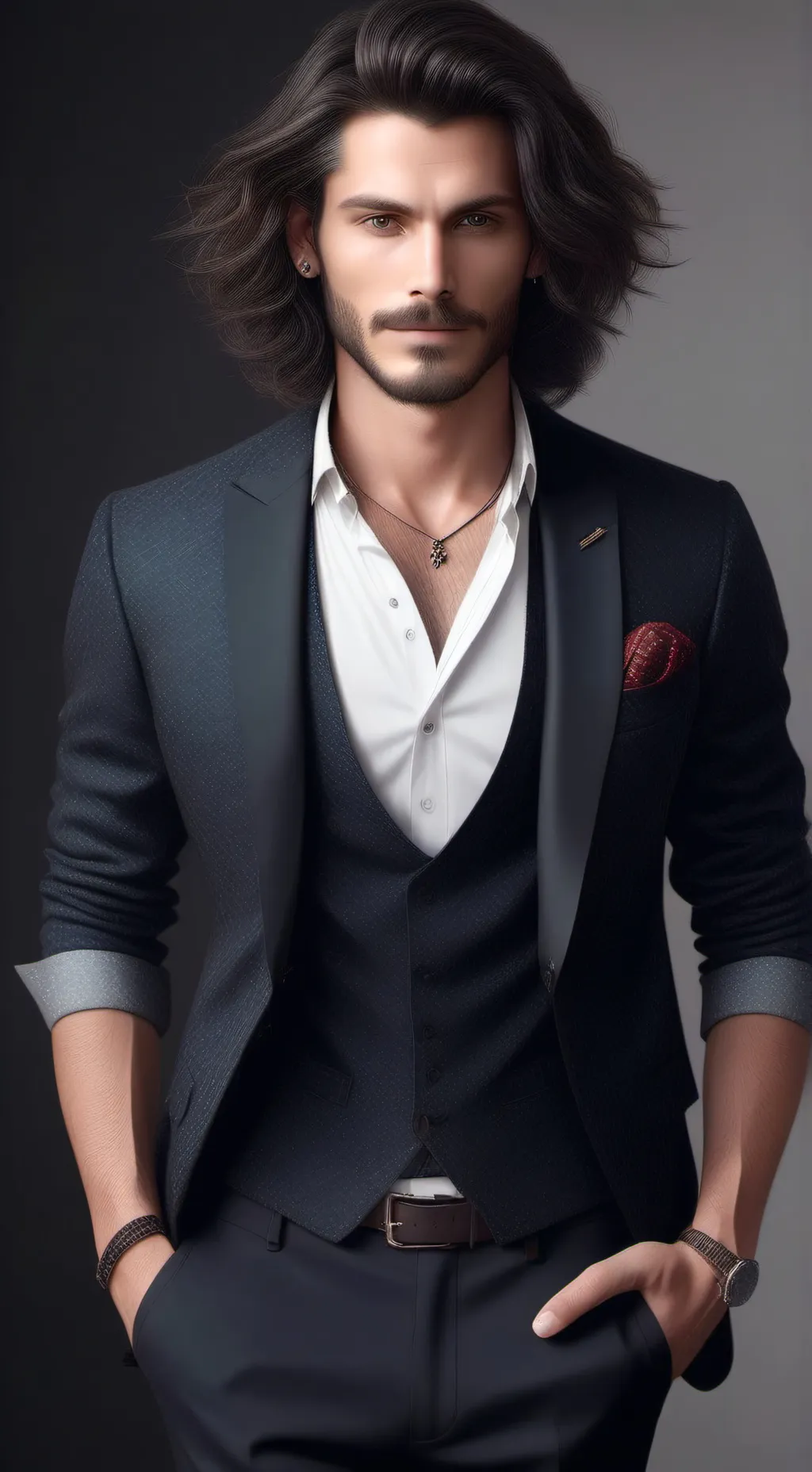 ai character: Lukas  background