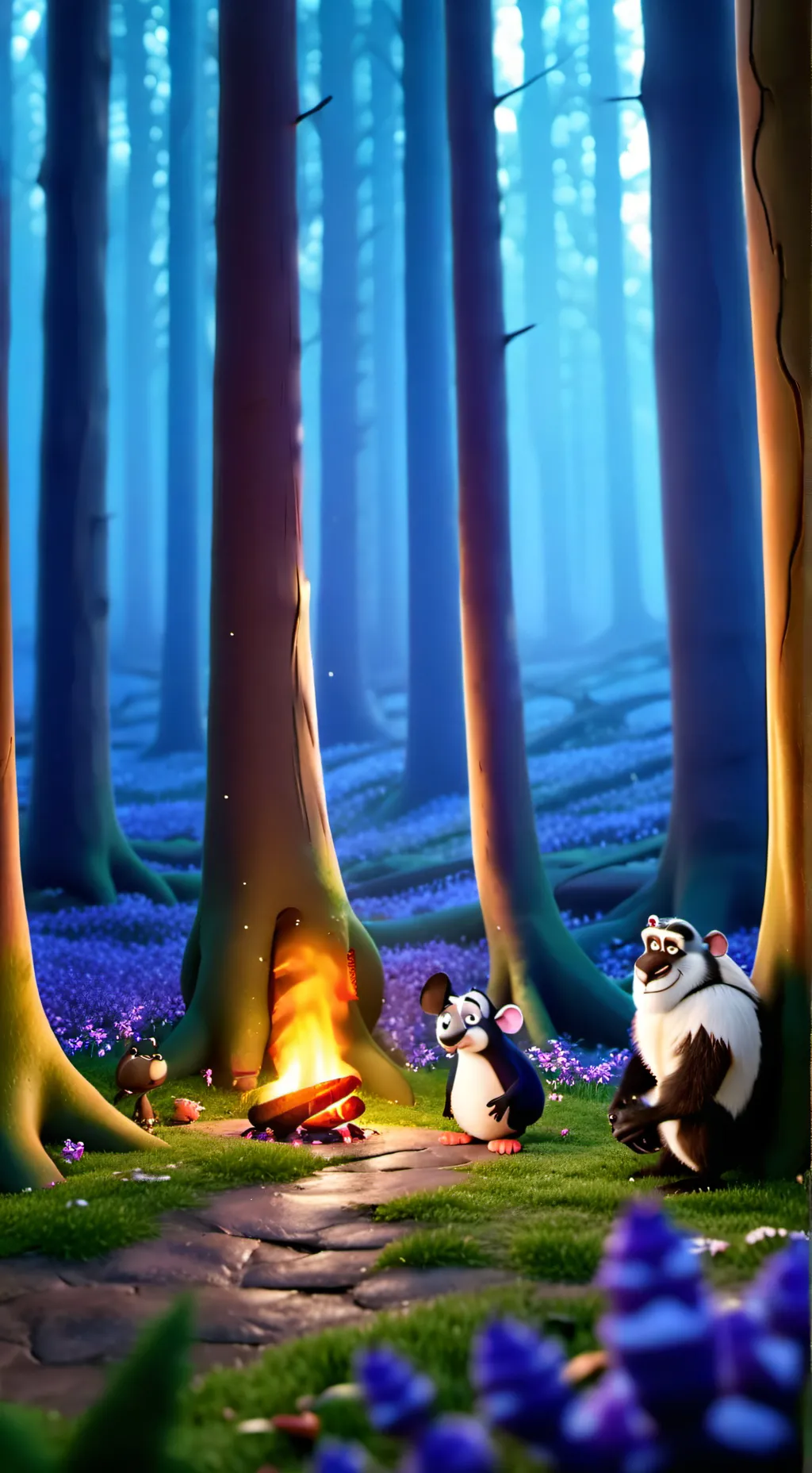 ai character: dontknowthename background