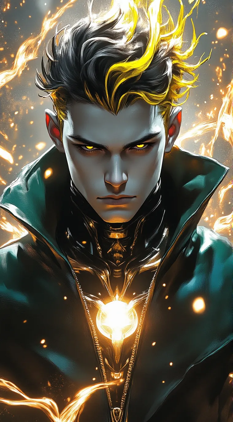 ai character: Gold ten￼ background