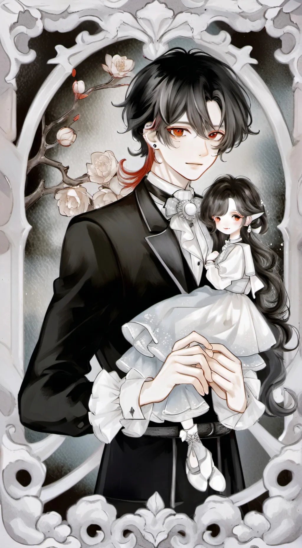 ai character: Joven Sebastian:> background