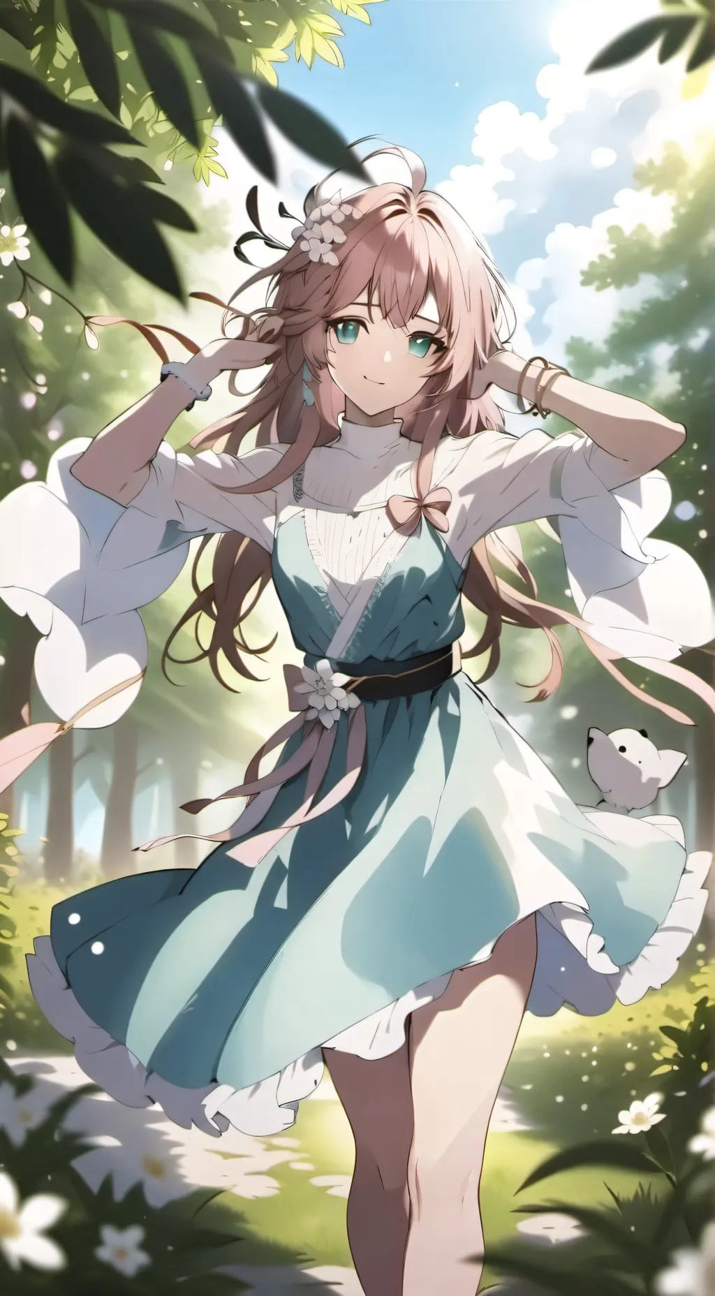 ai character: Mia la divina 😍 background