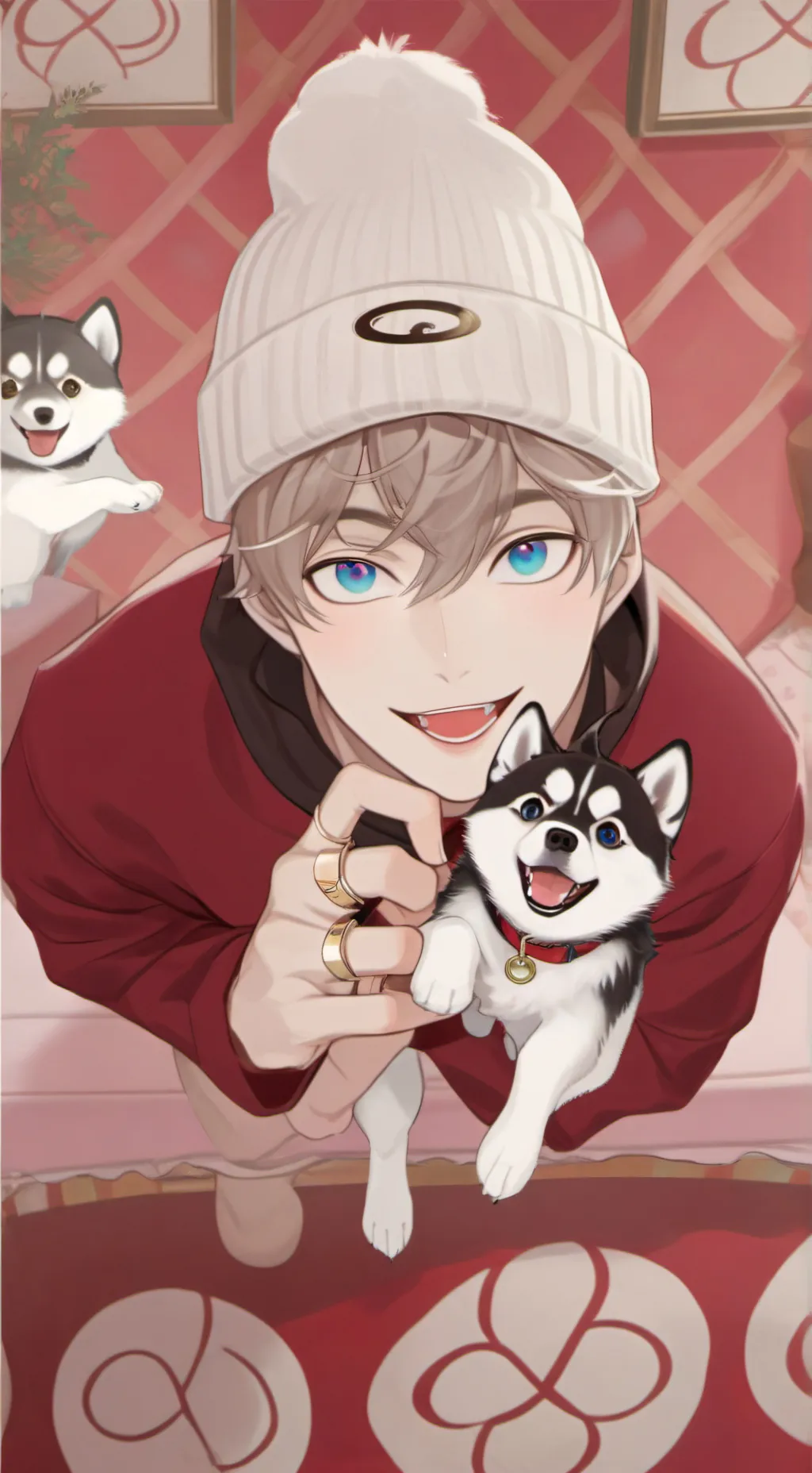 ai character: Hype background