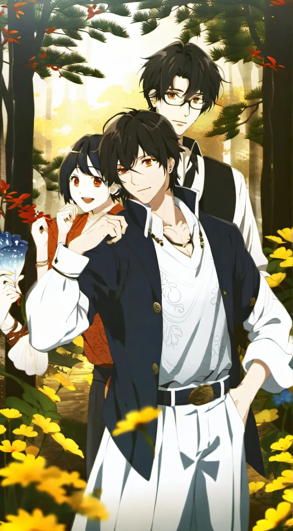 ai character: Aries and Adam background