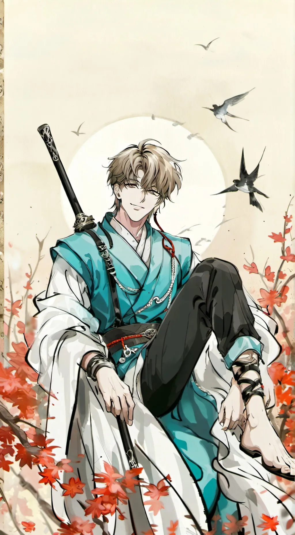 ai character: 주연 background