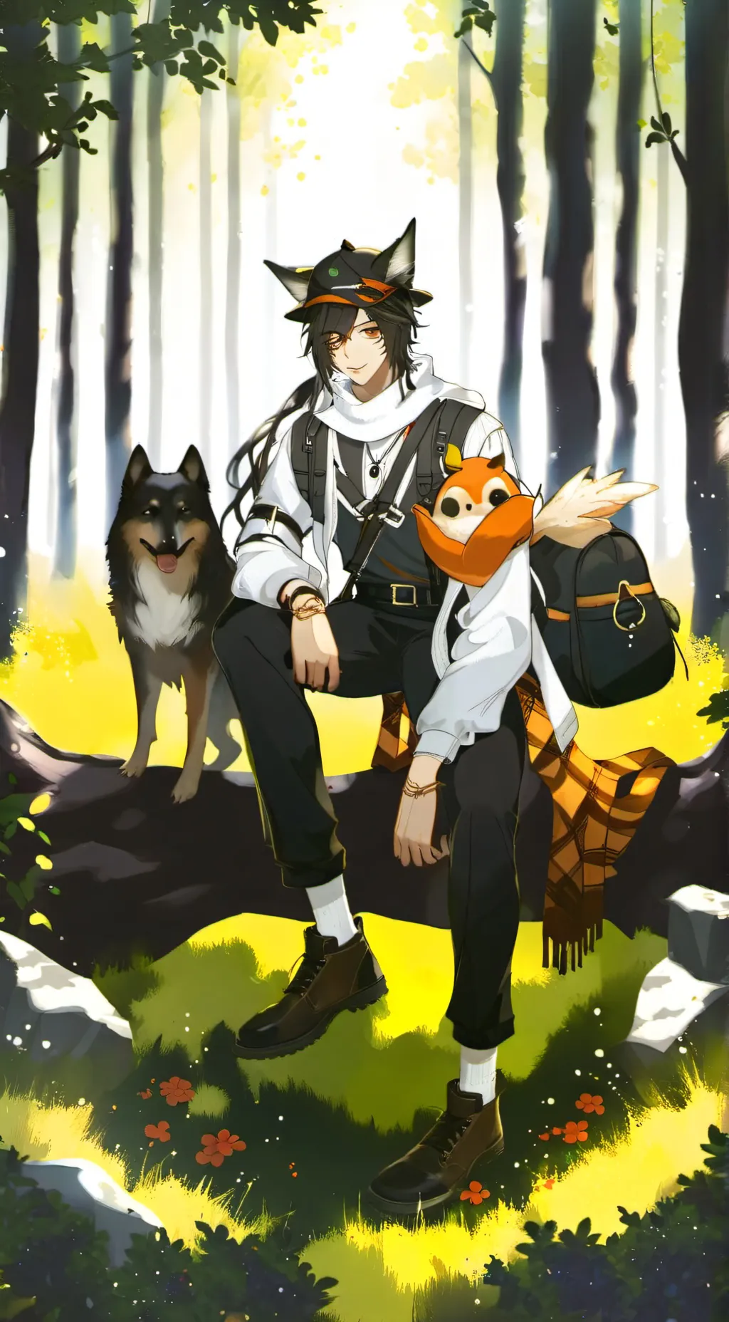 ai character: Frost background