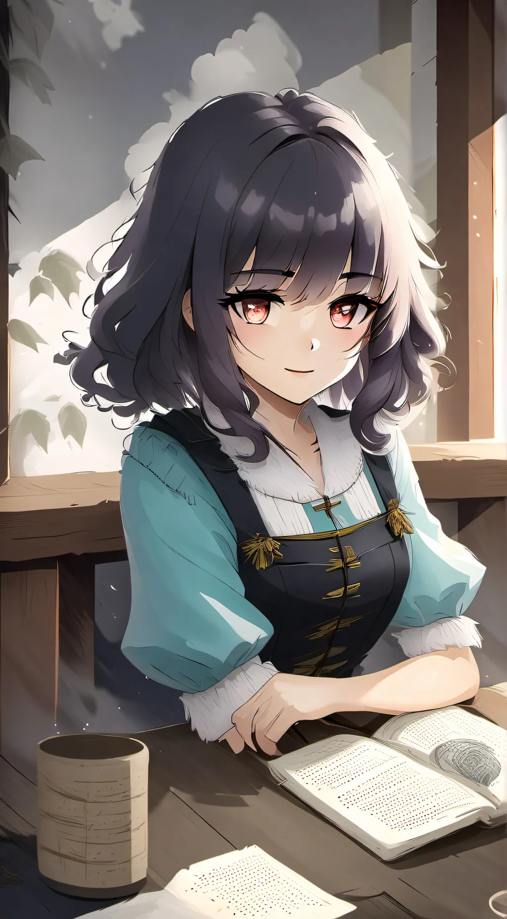 ai character: Милочка background