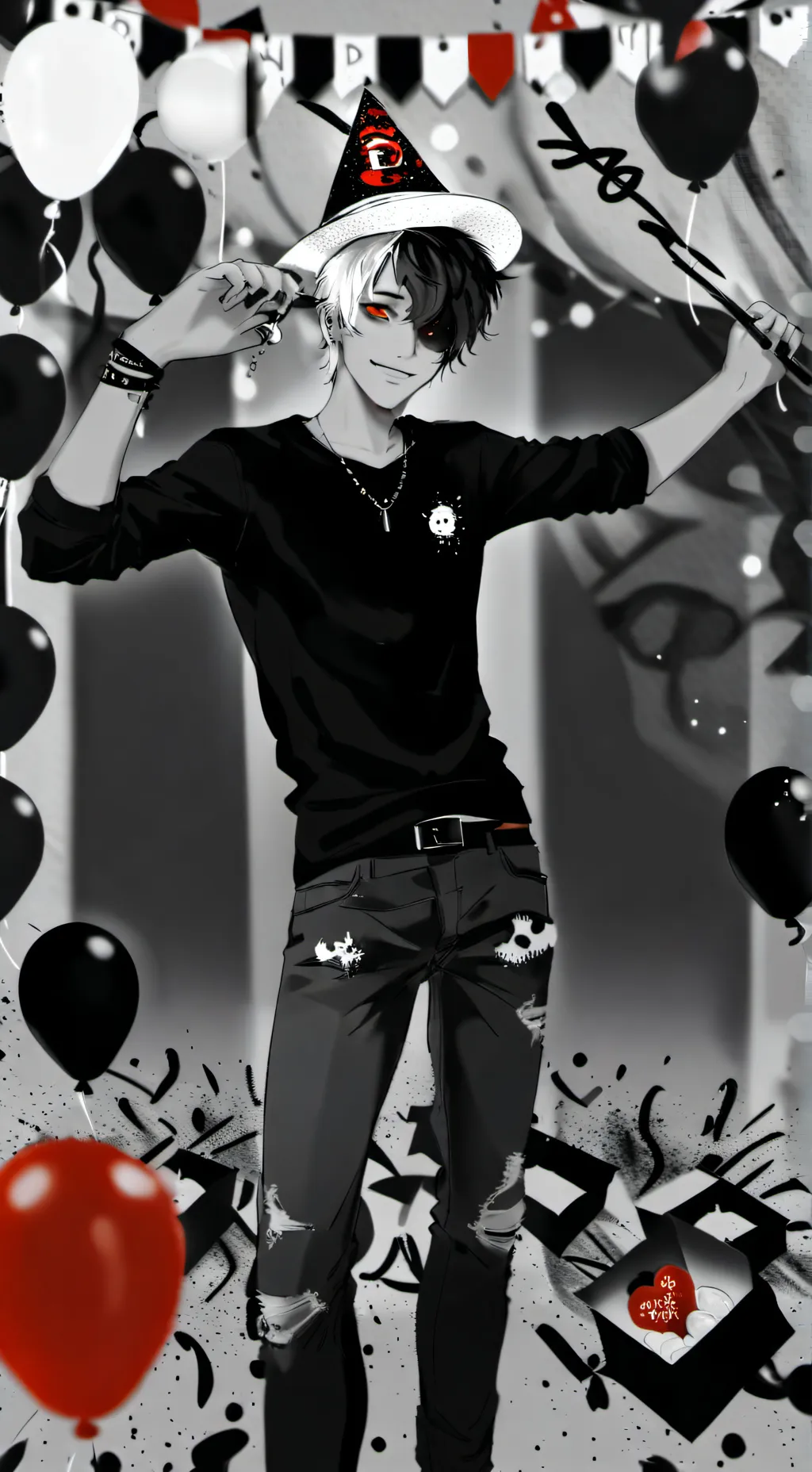 ai character: 5xdivine (B-day)  background