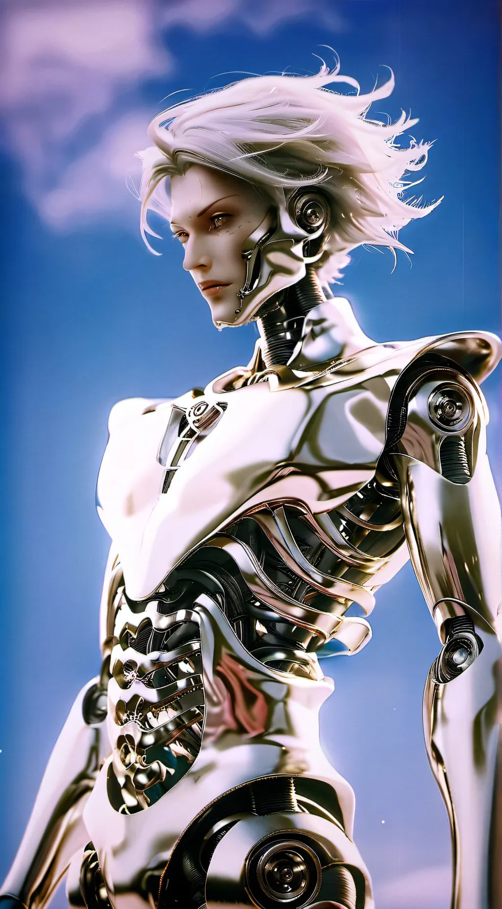 ai character: MD analog horror background