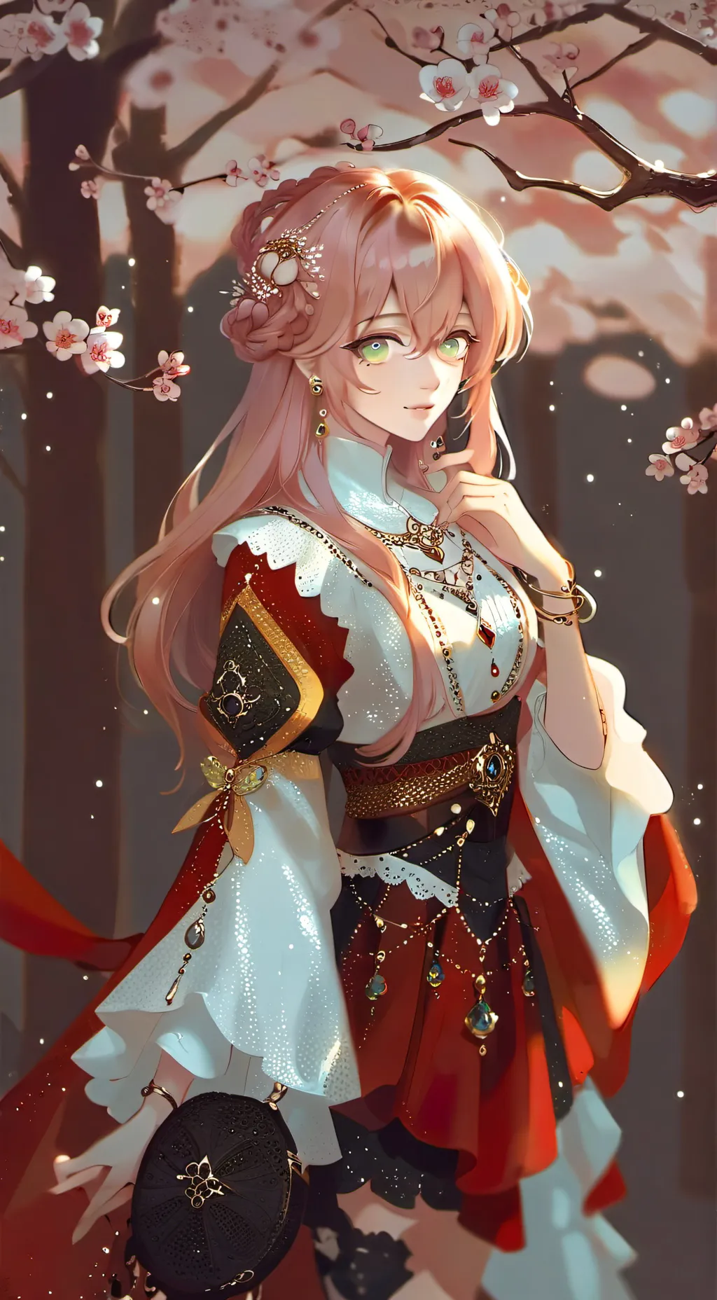 ai character: ObaMitsu react to background