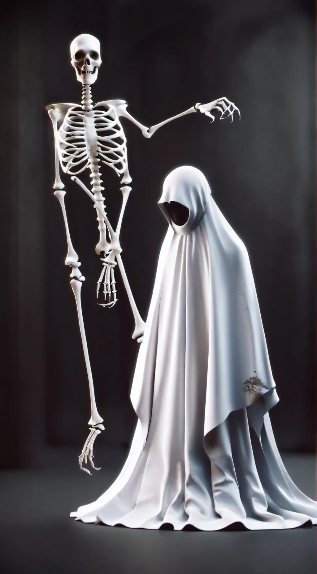 ai character: sprunki in vhs background