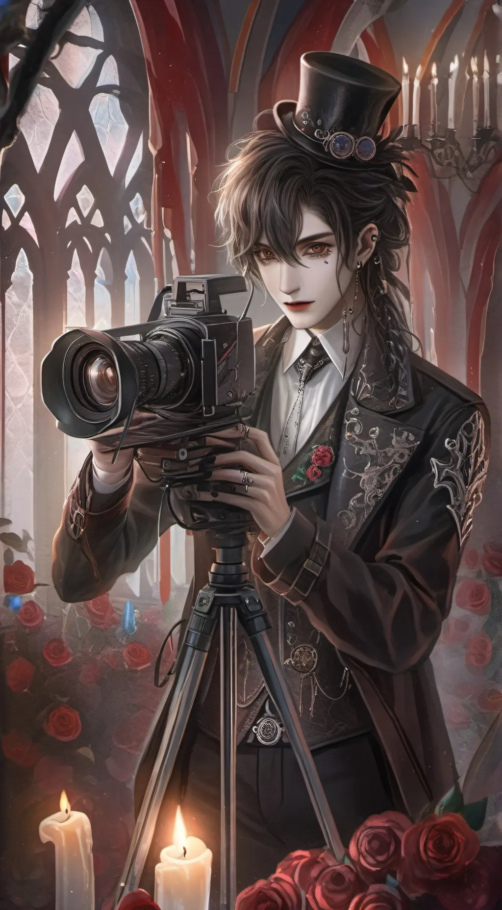 ai character: Skibidi school background