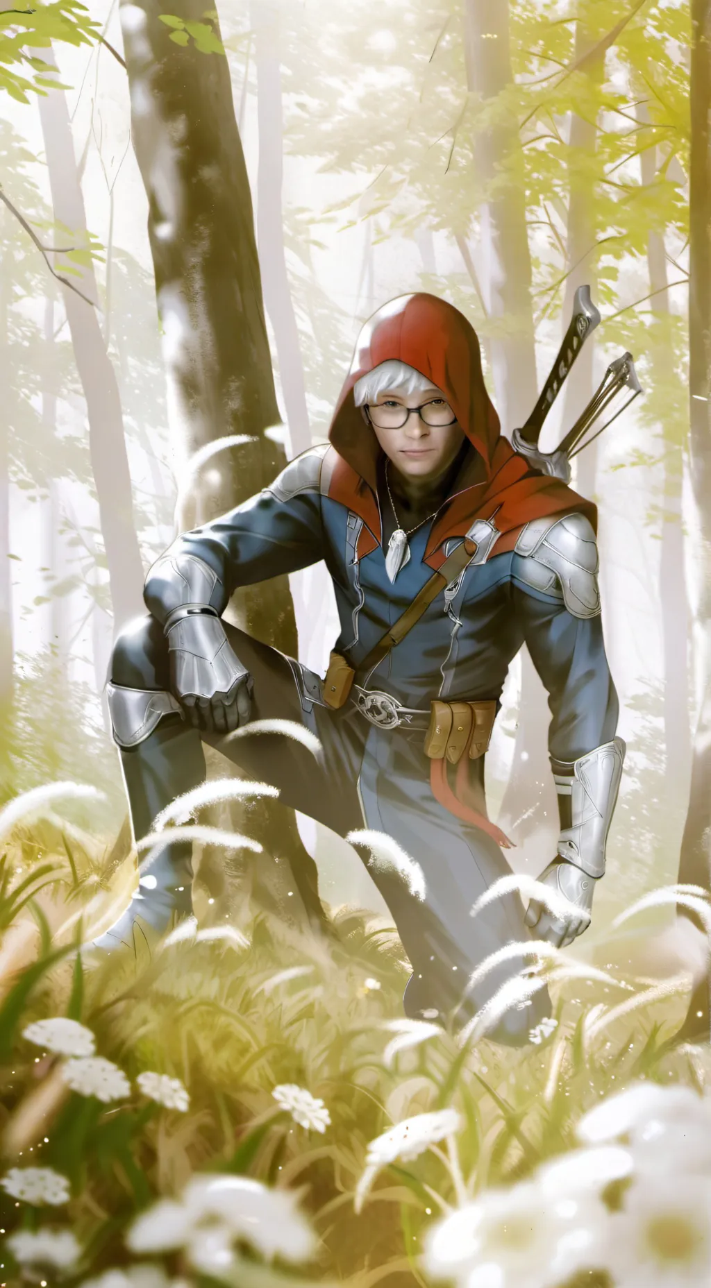 ai character: redhood  background