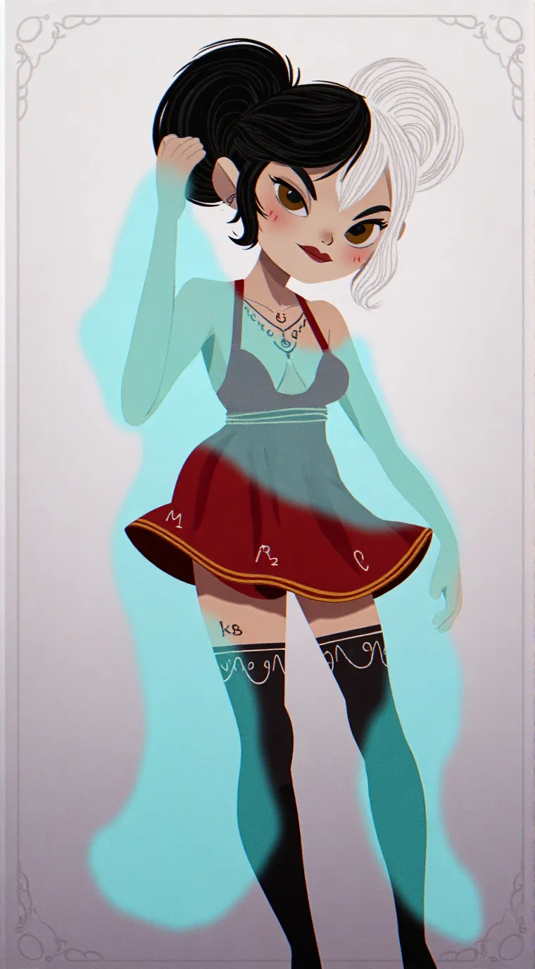 ai character: Ashy background