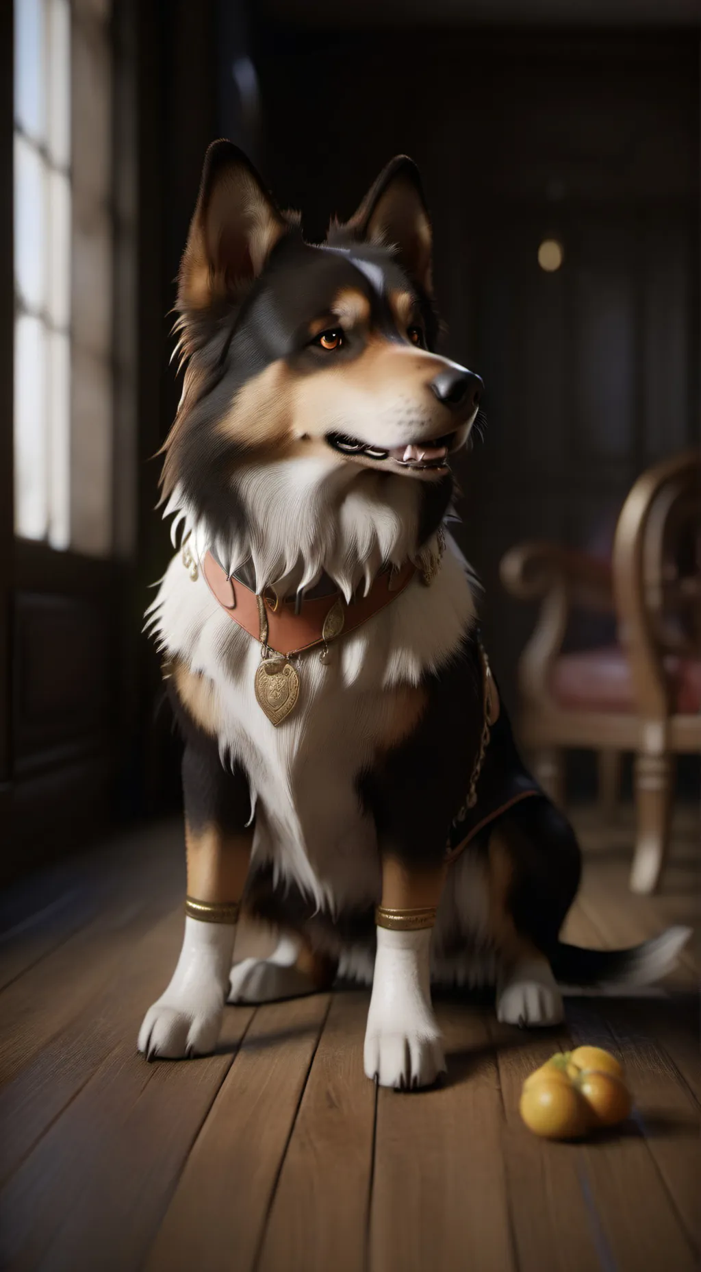 ai character: perro background