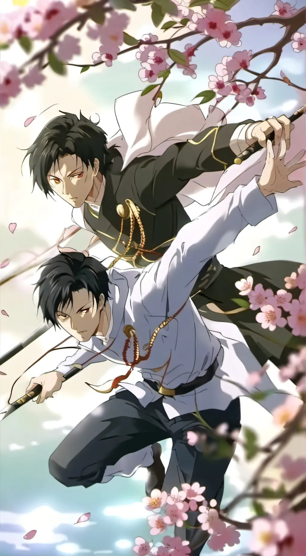 ai character: Levi Ackerman￼ background