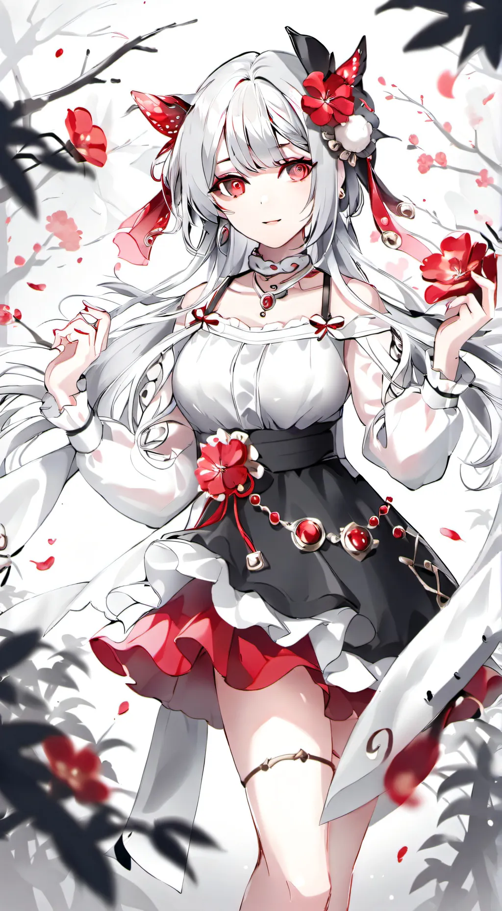 ai character: Tu novia background