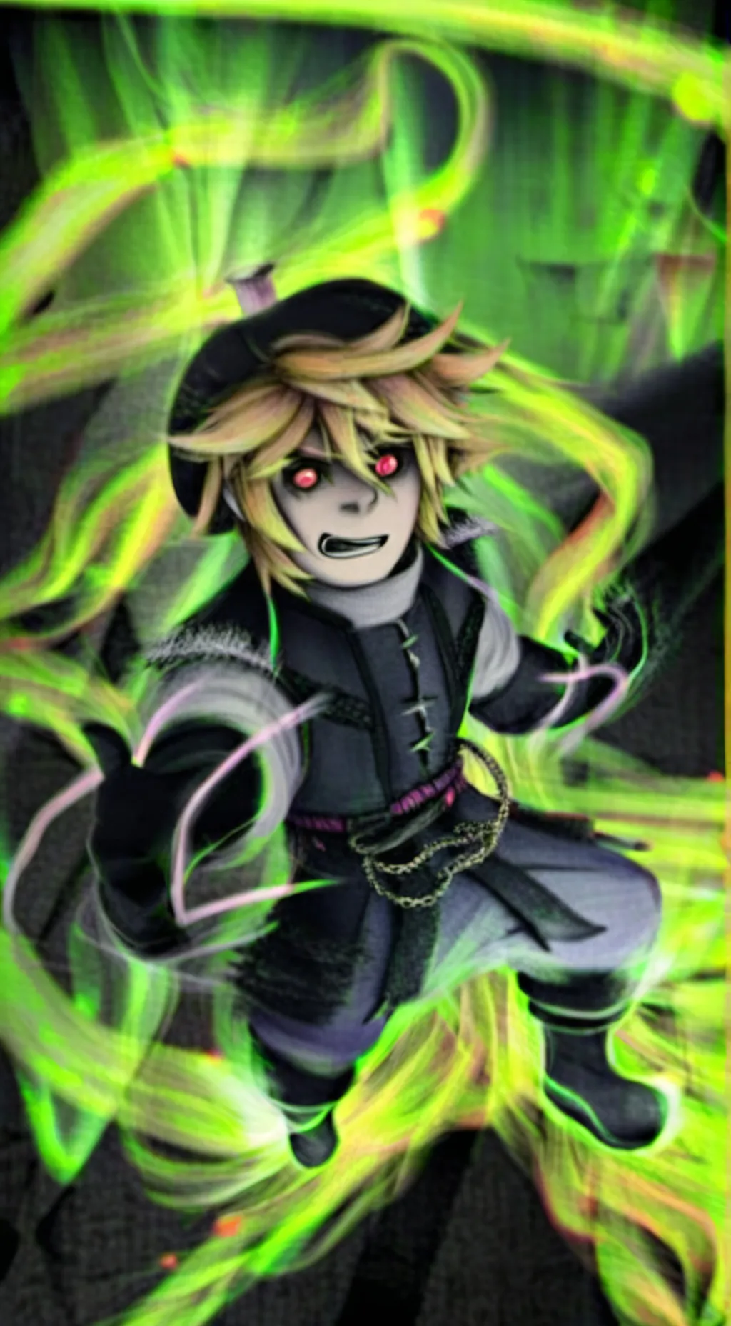 ai character: Ben drowned ￼ background