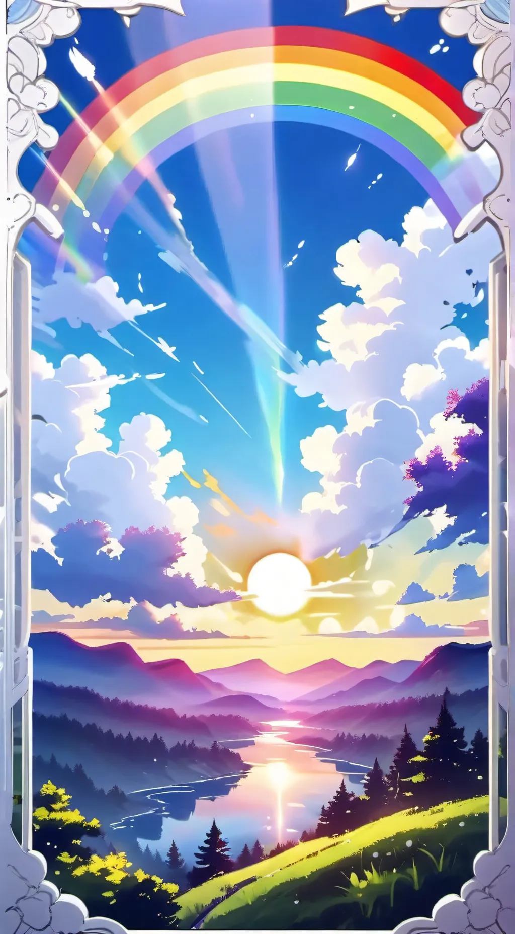 ai character: Happiness background