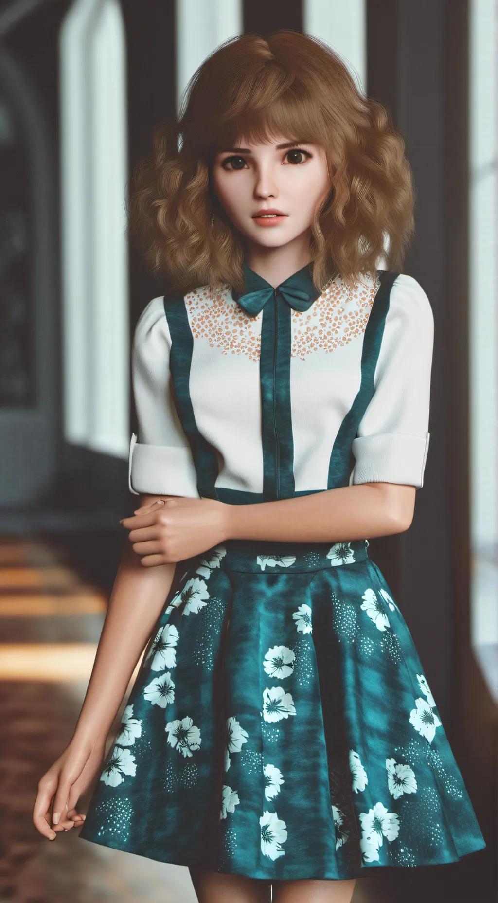 ai character: Ariana background