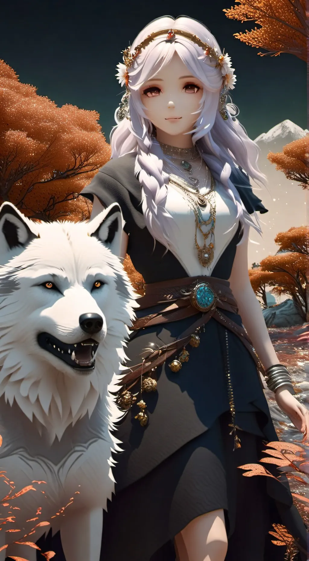 ai character: ★~May~★ background