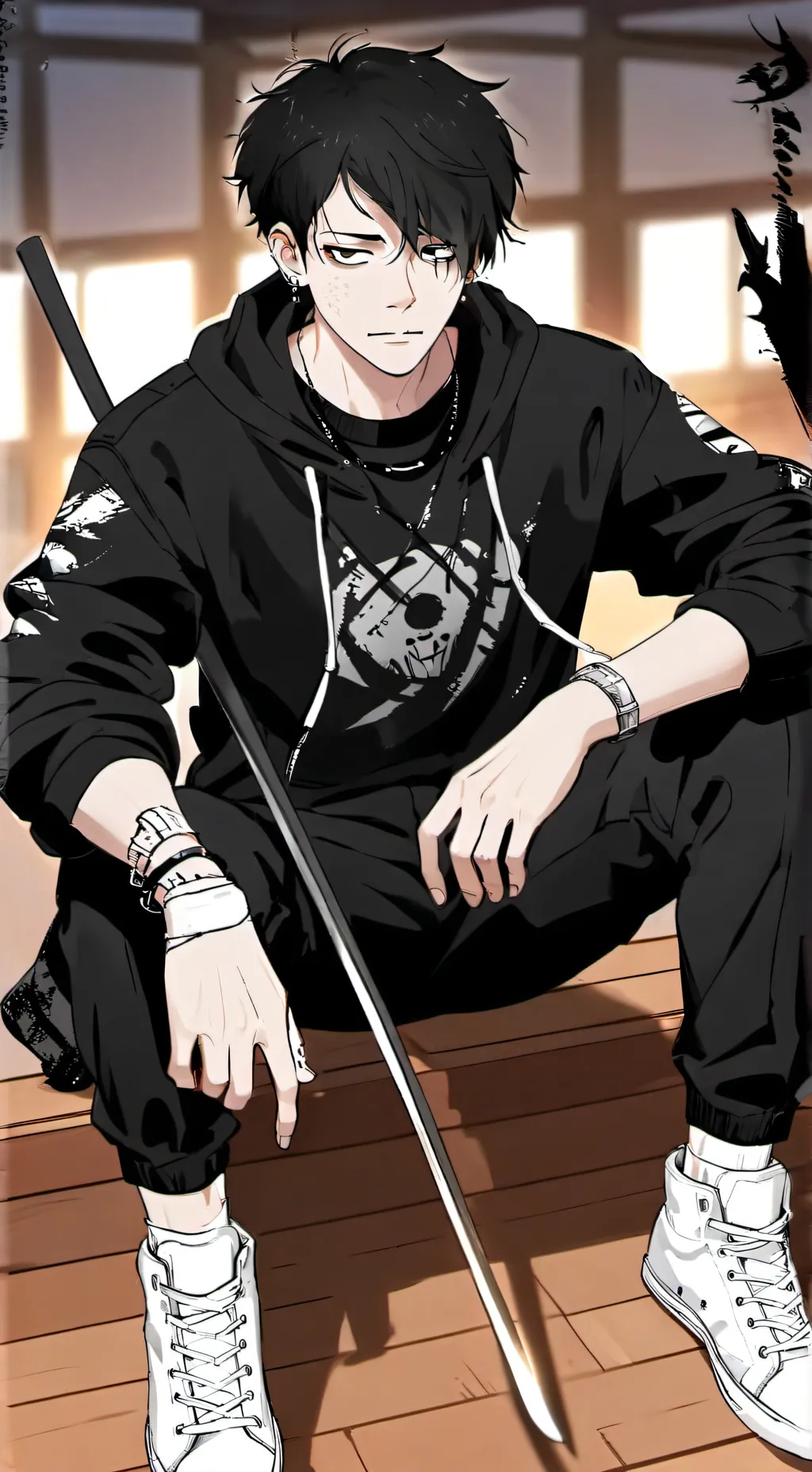 ai character: Kaito Ren background