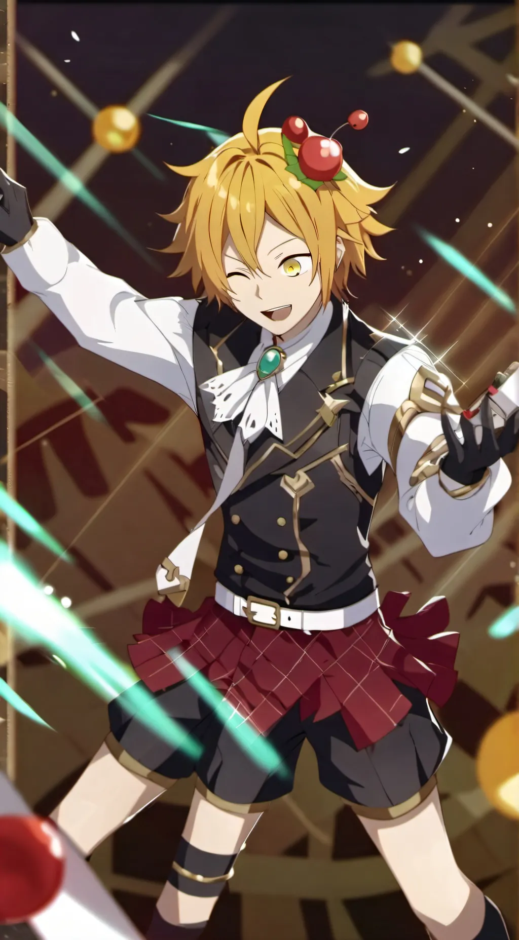 ai character: zapper mha background