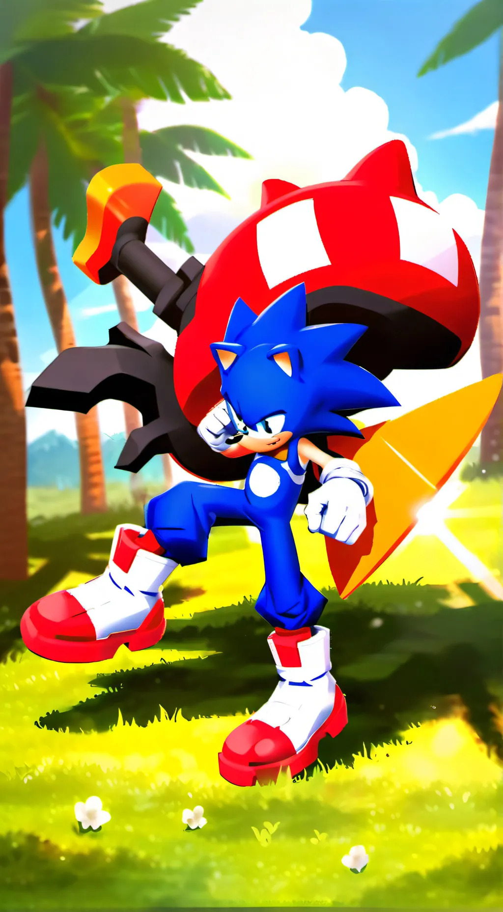 ai character: banban vs flumbo  background