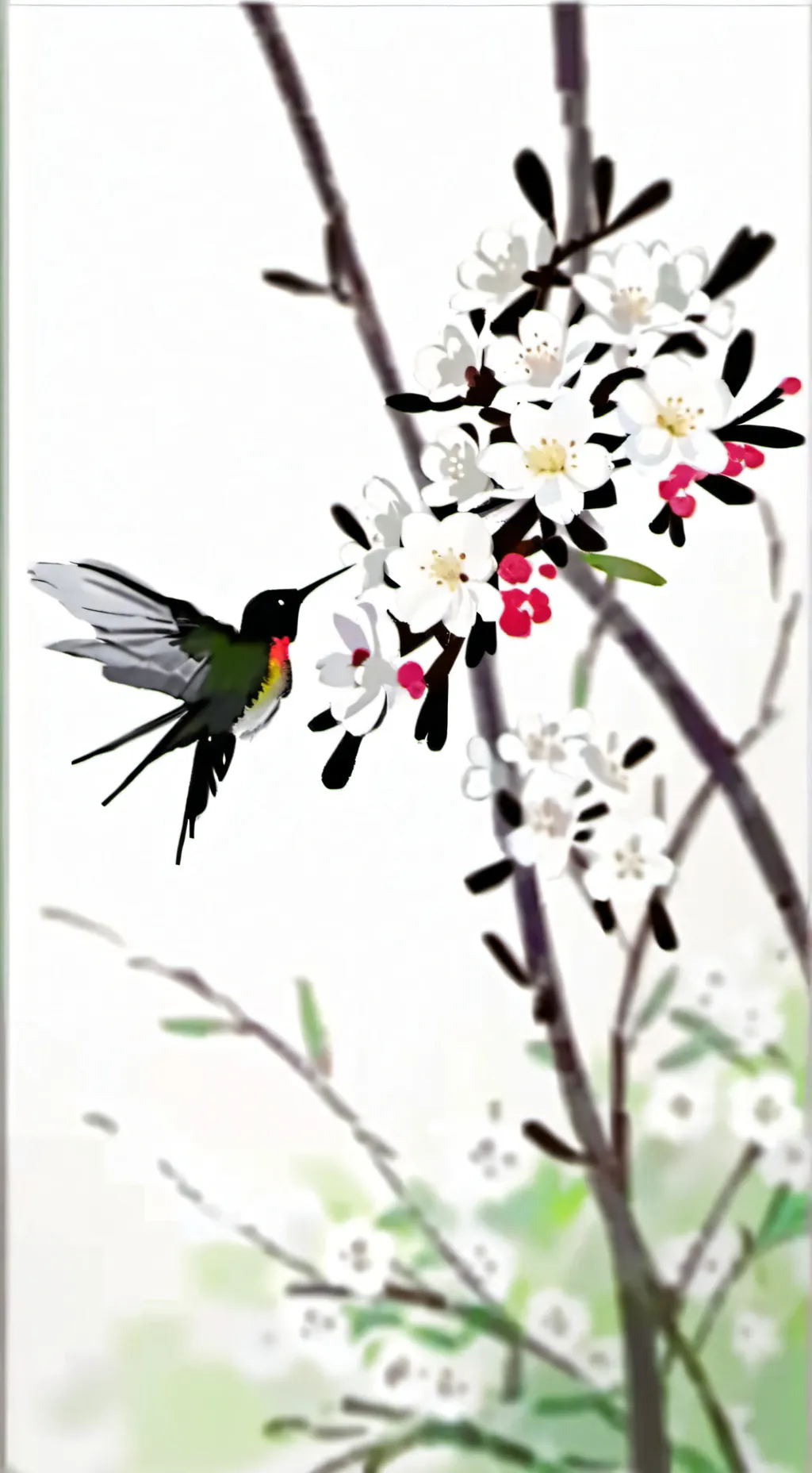 ai character: wenda whole background