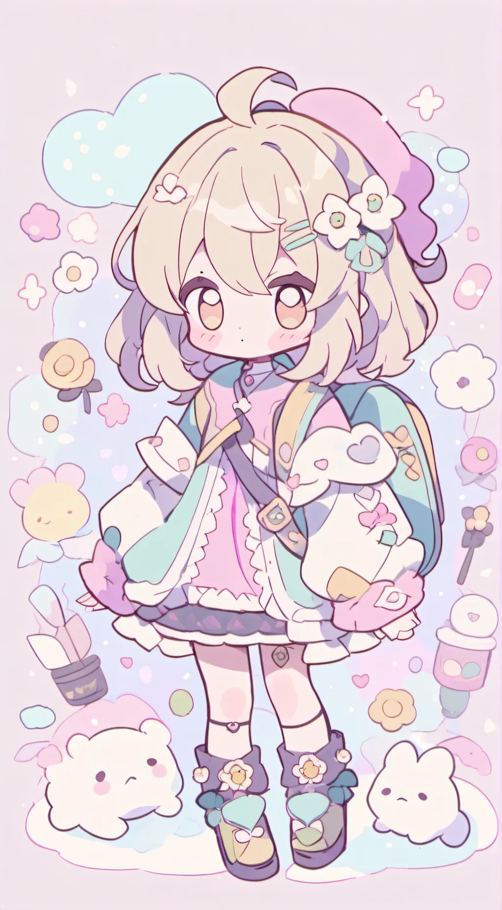 ai character: las amigas XD background