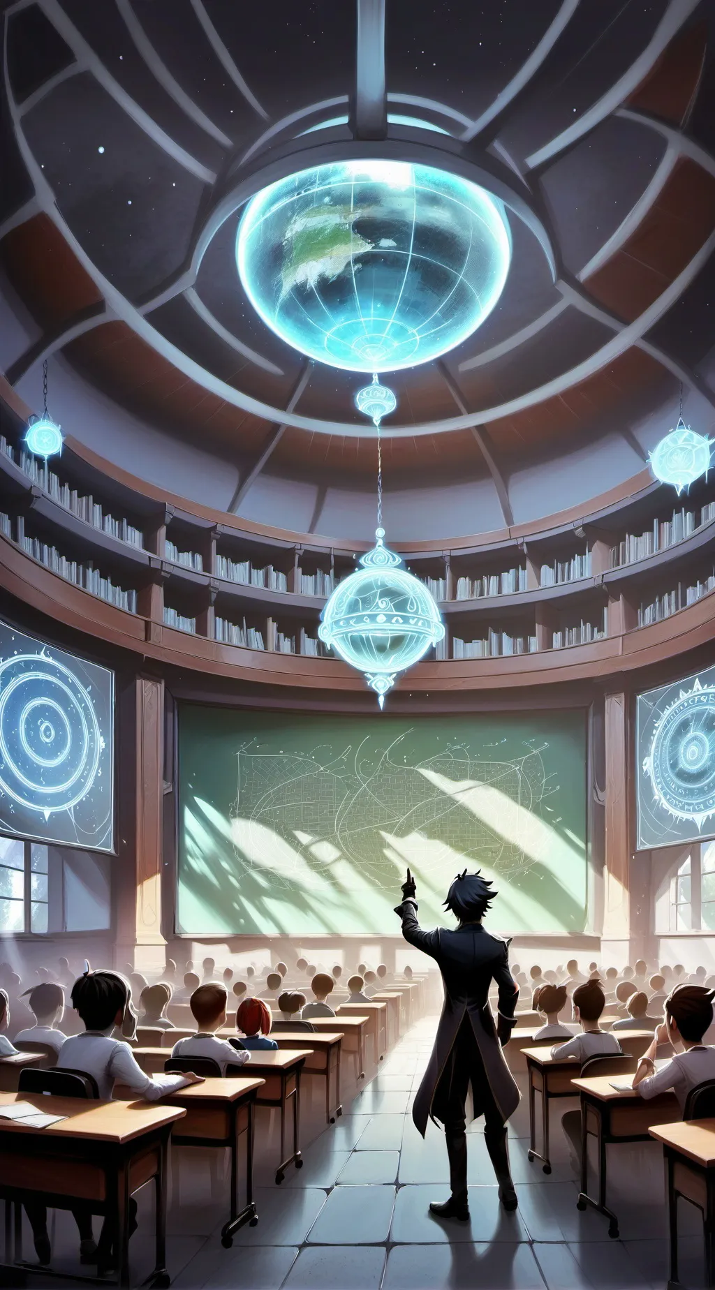 ai character: Rosewood high background